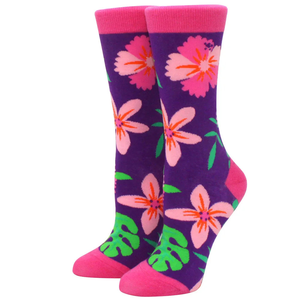 New Fashion Colorful Funny Happy Casual Women Socks Harajuku Cute Animal Cartoon Men's Socks