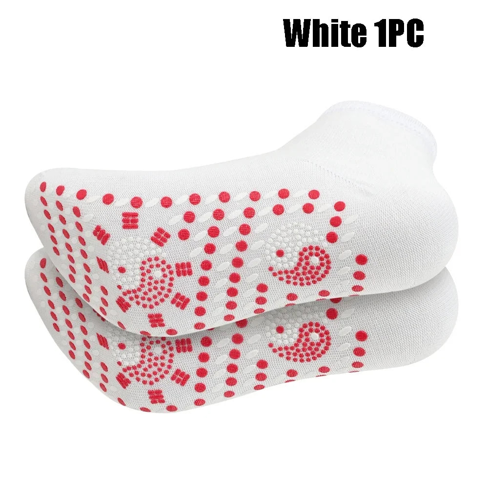 1/5pairs Tourmaline Heating Socks Winter Warm Thermal Health Care Socks Slimming Health Short Sock Magnetic Therapy Sock