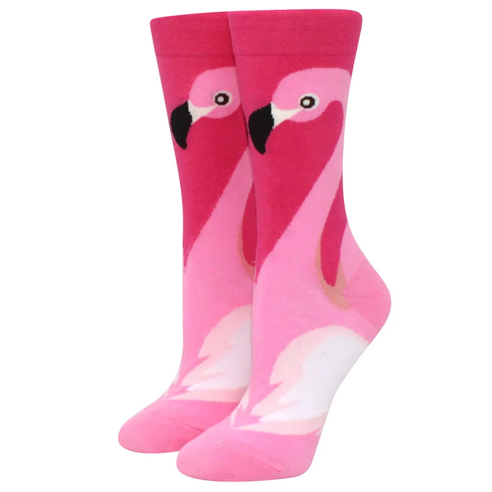 New Fashion Colorful Funny Happy Casual Women Socks Harajuku Cute Animal Cartoon Men's Socks