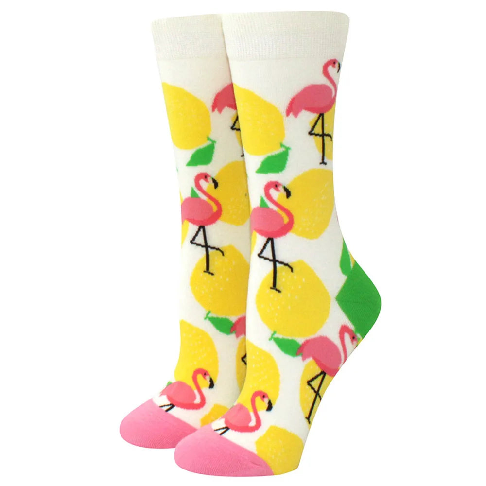 New Fashion Colorful Funny Happy Casual Women Socks Harajuku Cute Animal Cartoon Men's Socks
