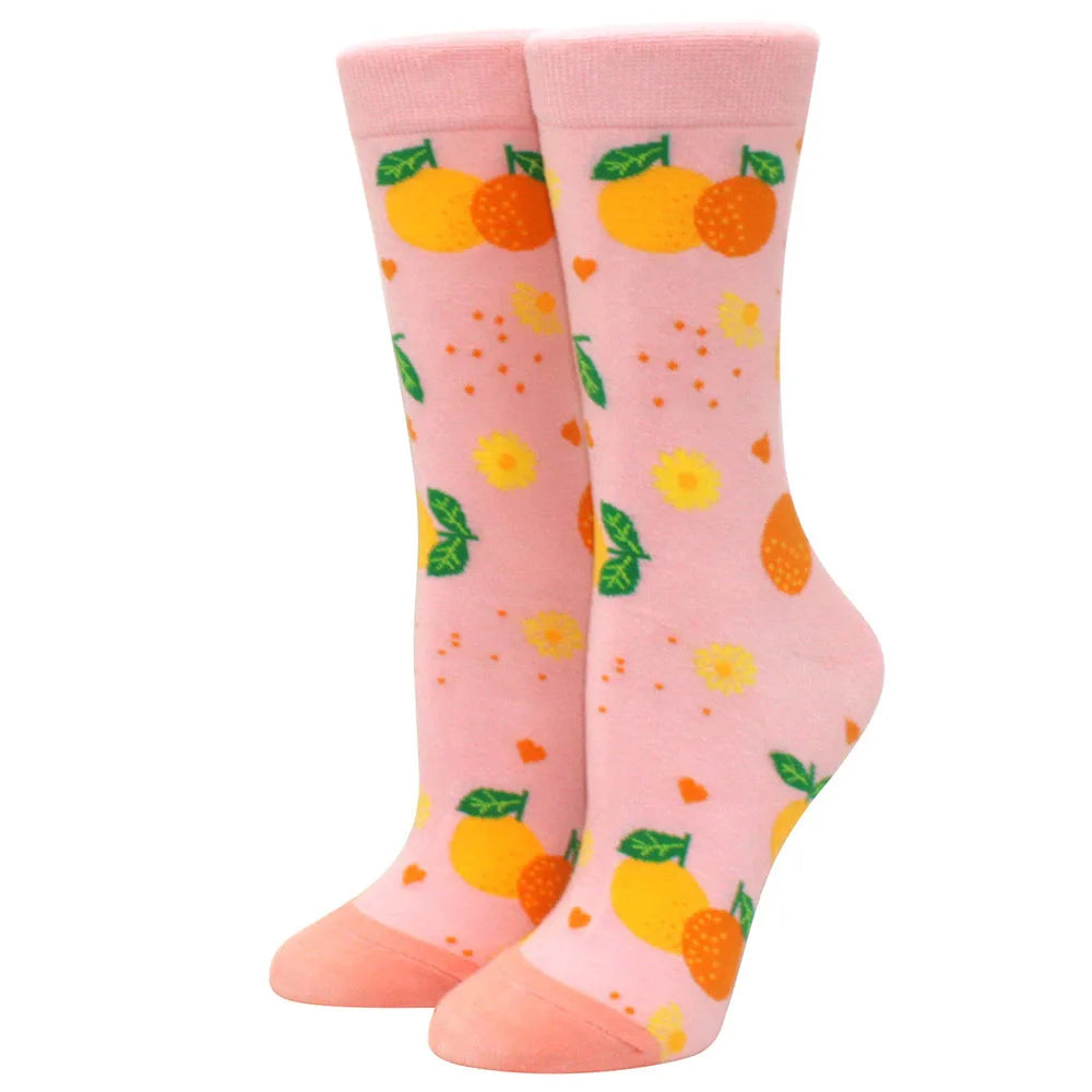 New Fashion Colorful Funny Happy Casual Women Socks Harajuku Cute Animal Cartoon Men's Socks